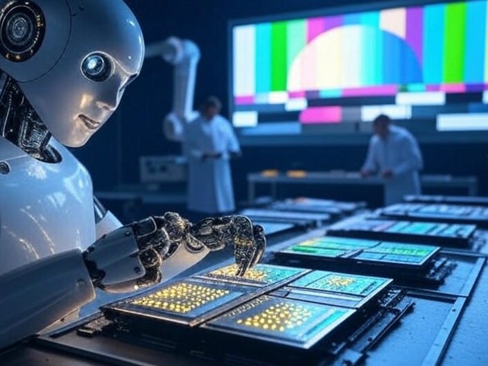 AI-driven quality control in LED manufacturing