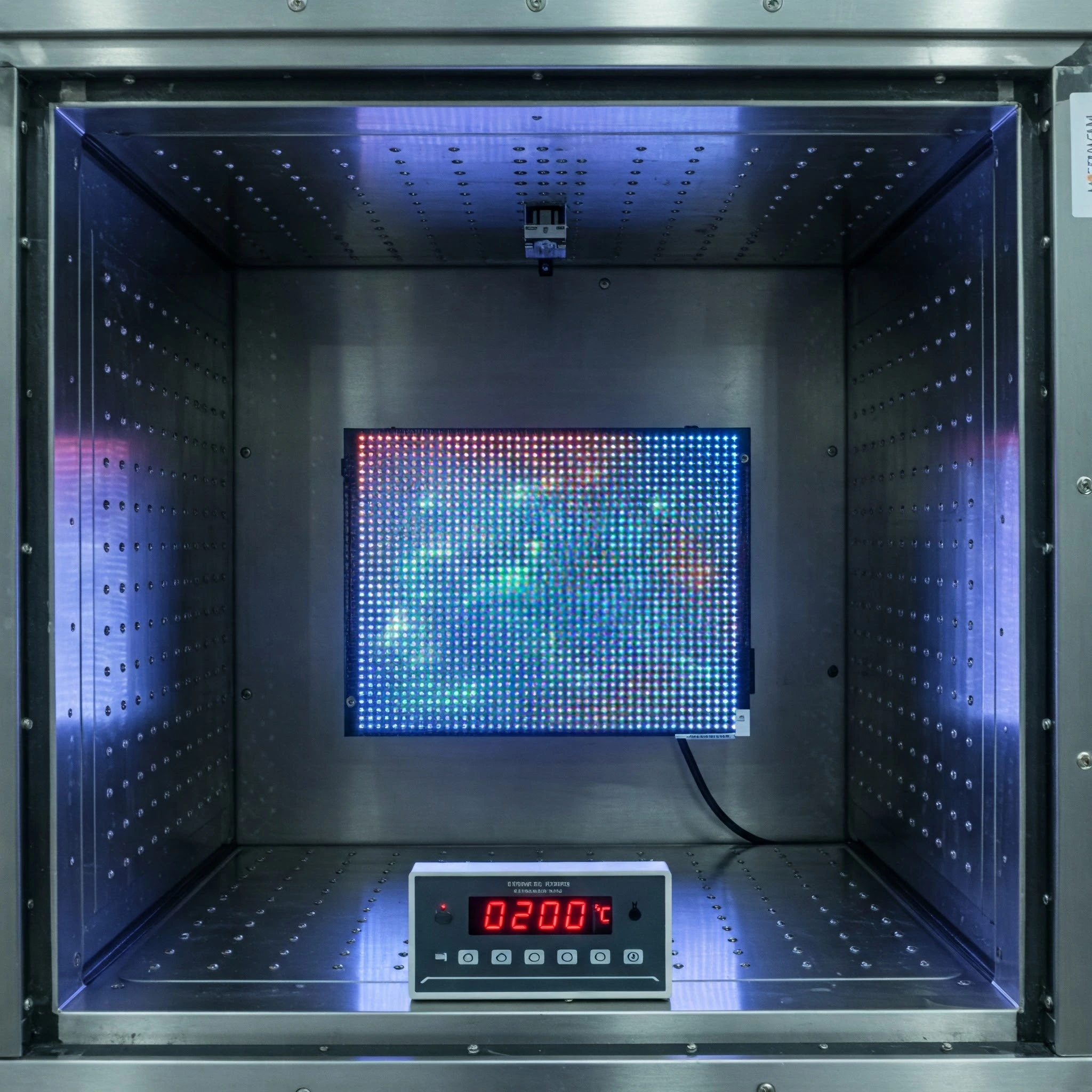 Environmental stress testing for LED screens