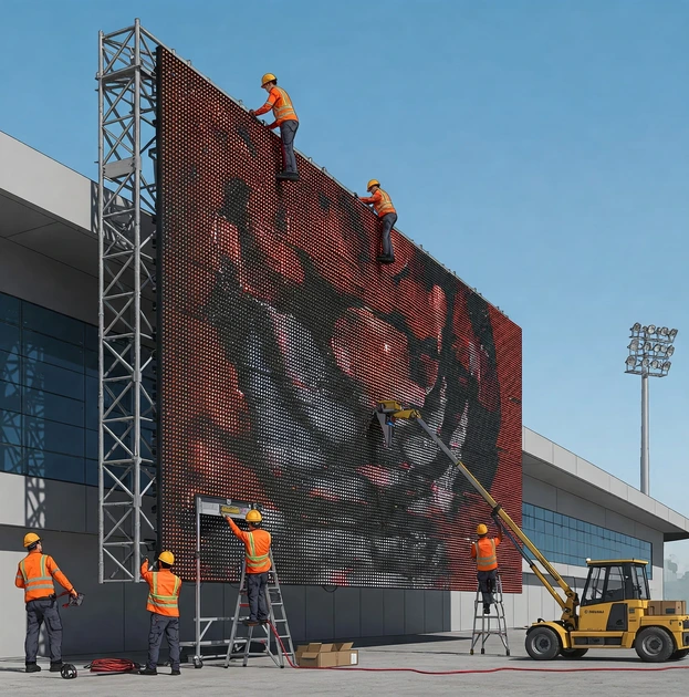 The Complete Guide to LED Screen Installation: Modular Panels, Mounting Structures & Safety Protocols