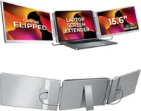 Laptop Triple Display Extender: 15.6″ FHD Portable Monitor | Plug & Play